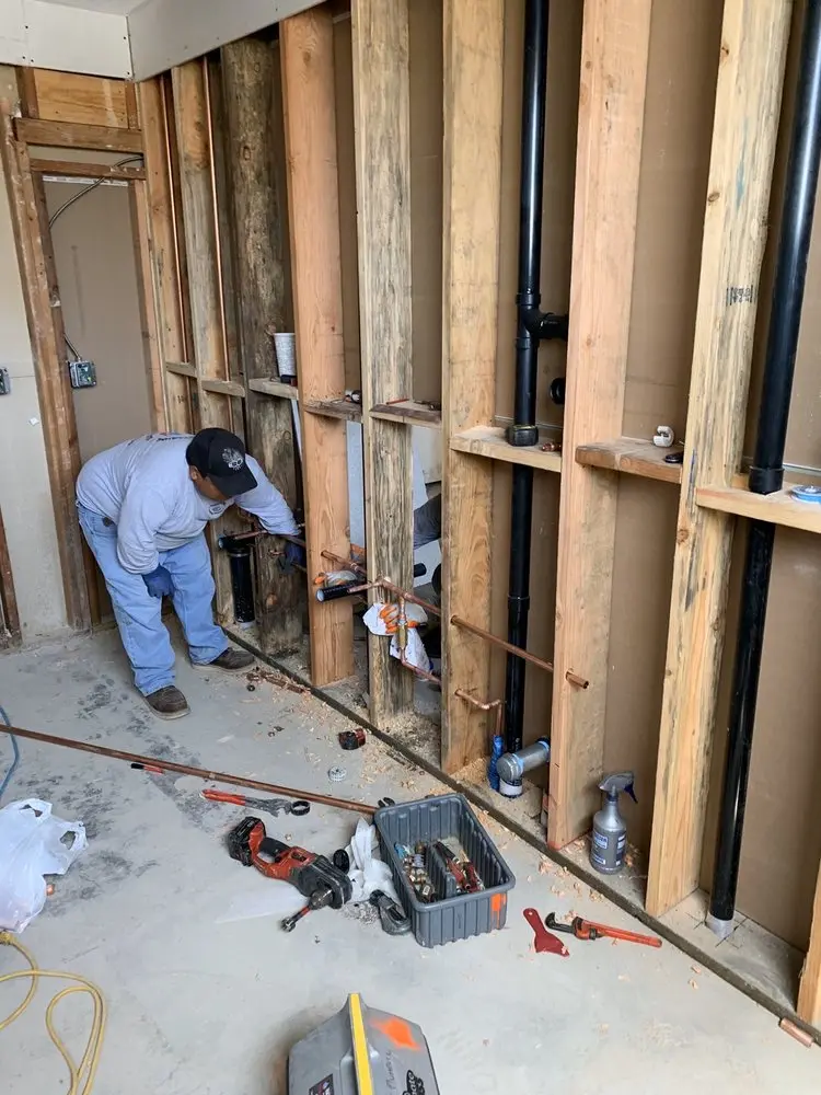 Commercial rough-in plumbing for Gas Line Repair in Stittville